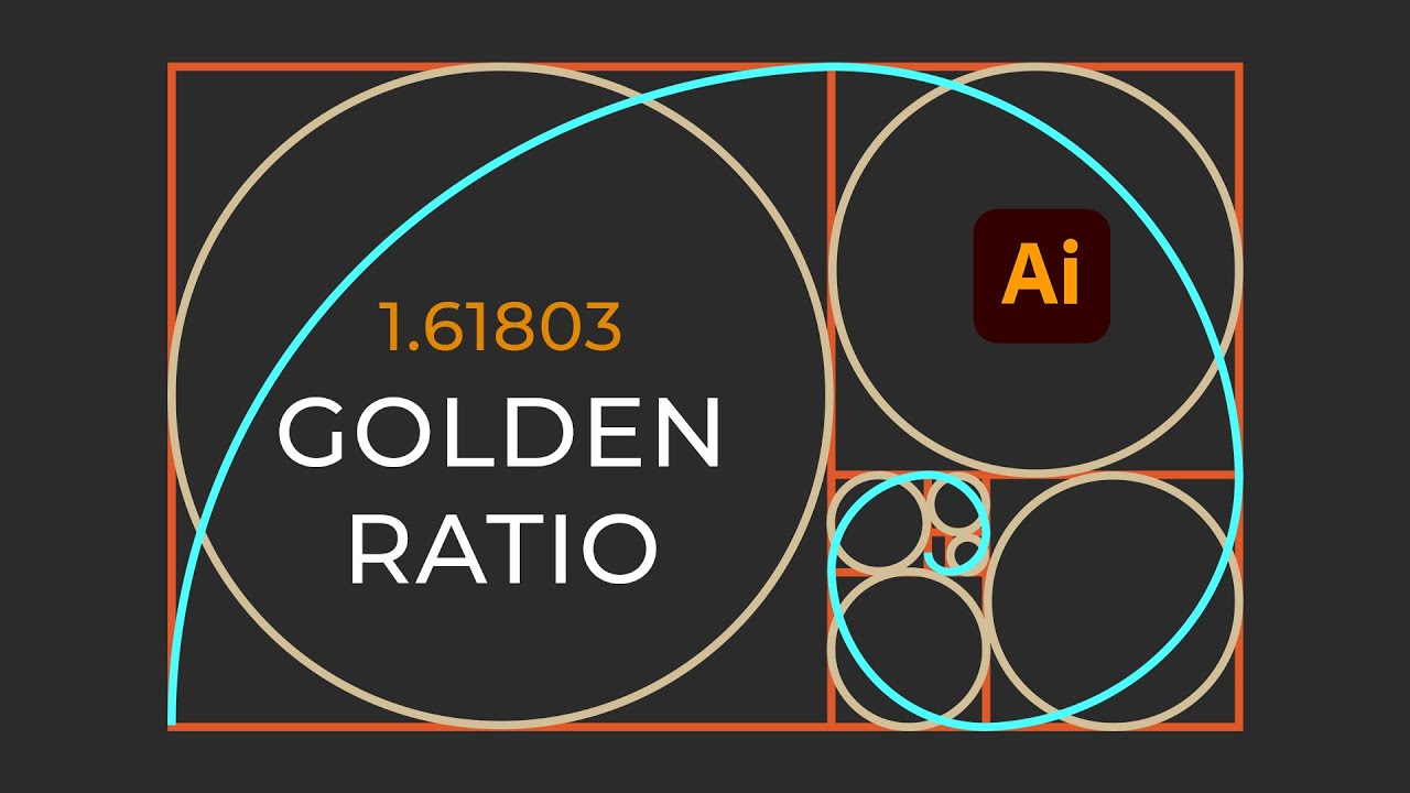 Jak stworzyć diagram złotego podziału i spiralę Fibonacciego w programie Illustrator