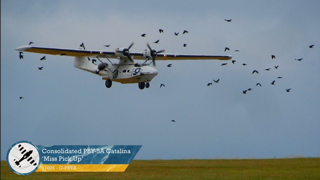 CLOSE-UP Catalina Landing + Inside the Cockpit! | 4K | 'Miss Pick Up' - G-PBYA