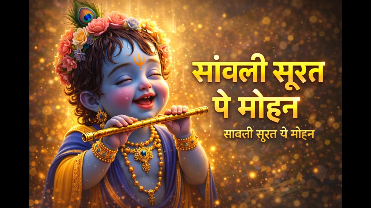 Sanwali Surat Pe Mohan | सांवली सूरत पे मोहन 💙 Beautiful Krishna Bhajan | Bhakti Song|Heart Touching