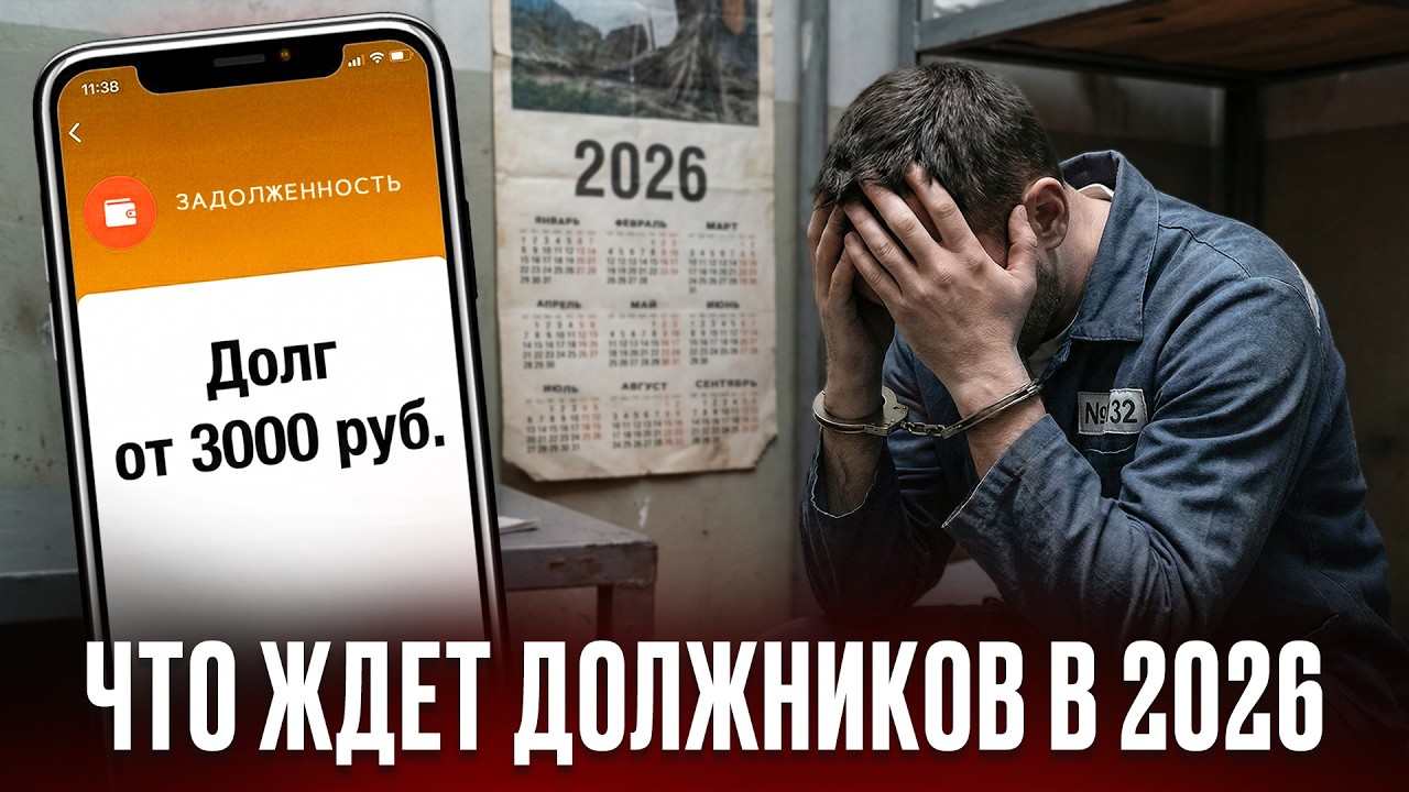 ЧТО ЖДЕТ ДОЛЖНИКОВ В 2026 ГОДУ? НОВЫЕ ПРАВИЛА И НАКАЗАНИЯ