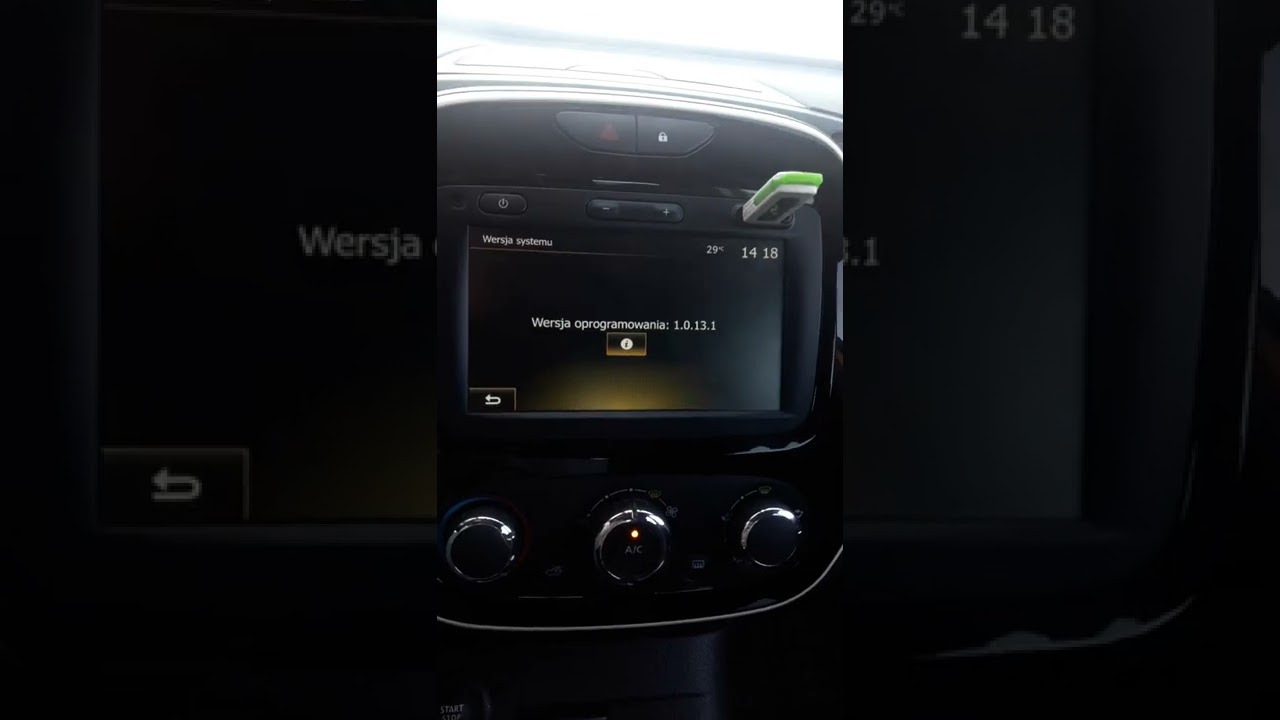 Renault Dacia micom config, service menu. Medianav.