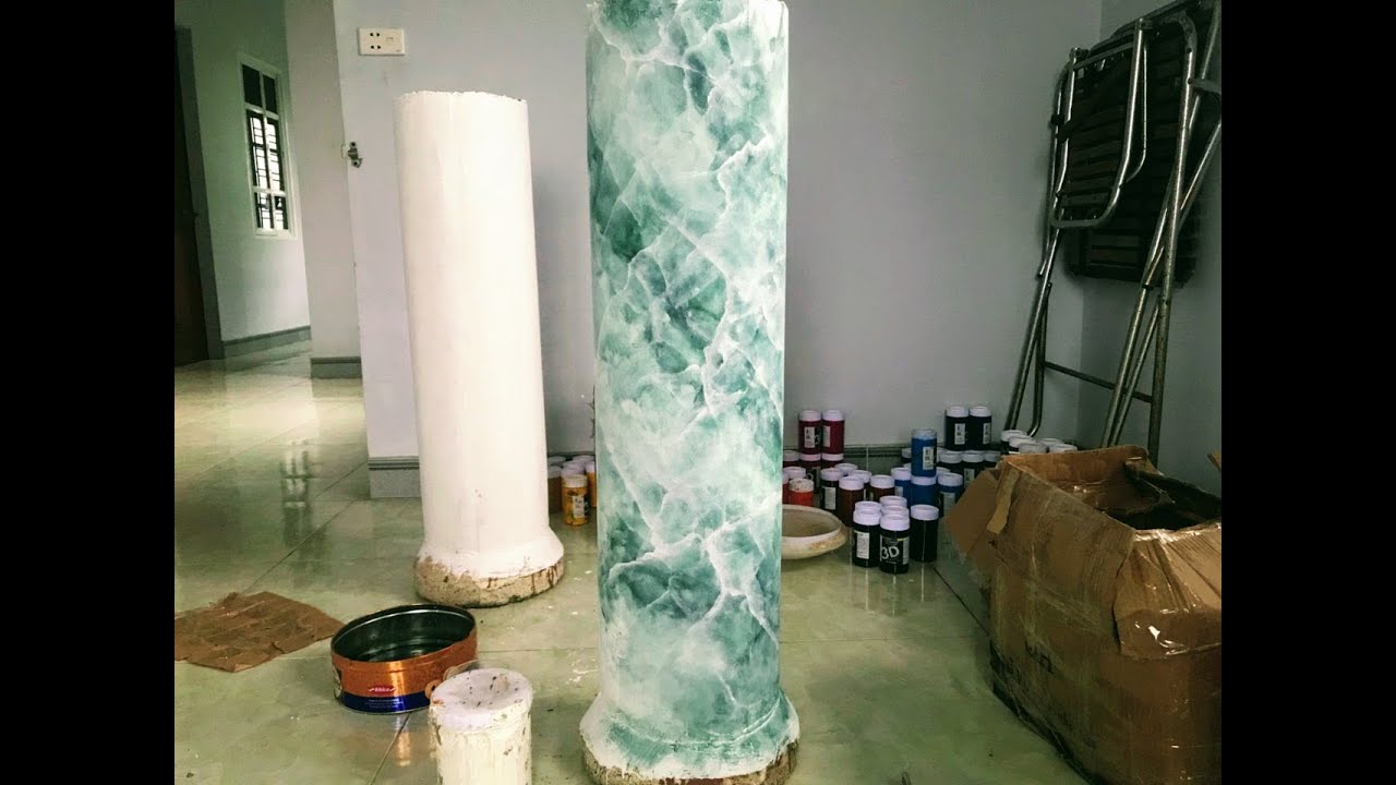 HƯỚNG DẪN VẼ GIẢ ĐÁ CẨM THẠCH XANH ĐƠN GIẢN NHẤT (BÀI 1)