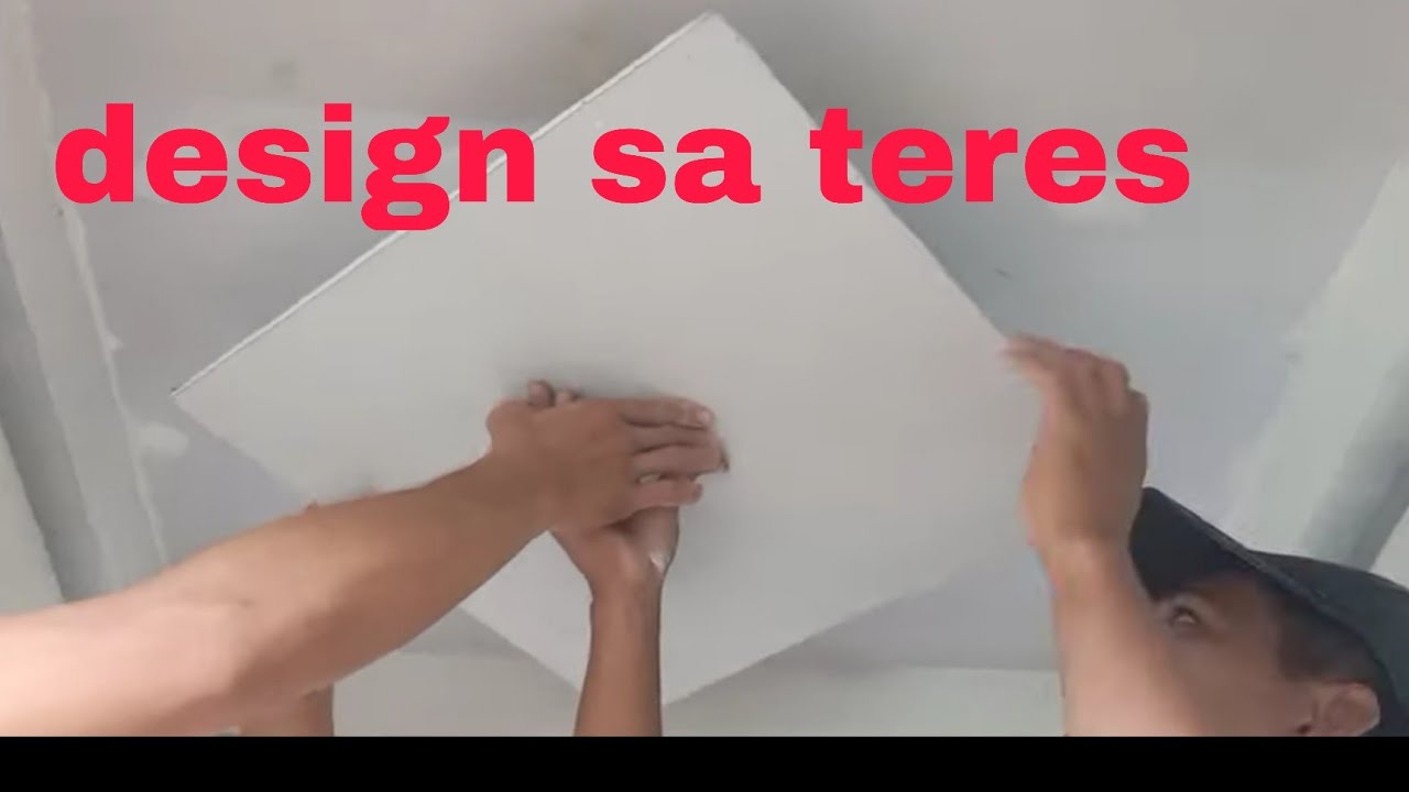 ceiling design in terrace (kesame sa terres)(alkuba)(@Eric Circle TV &(@DL tutorial ideas)