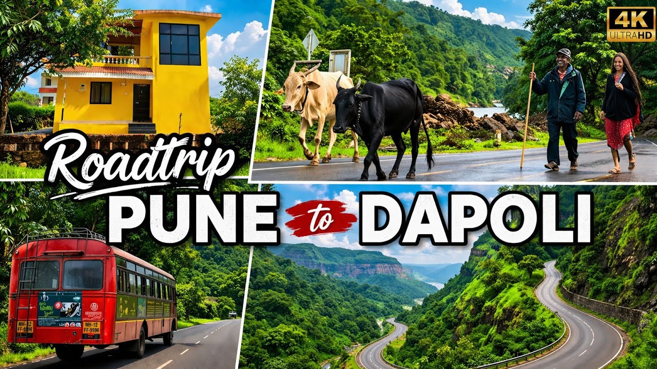 Ep.01 | Roadtrip from Pune to Dapoli during monsoon! Konkan Road Trip |Dapoli Vlog | Varandha Ghat |