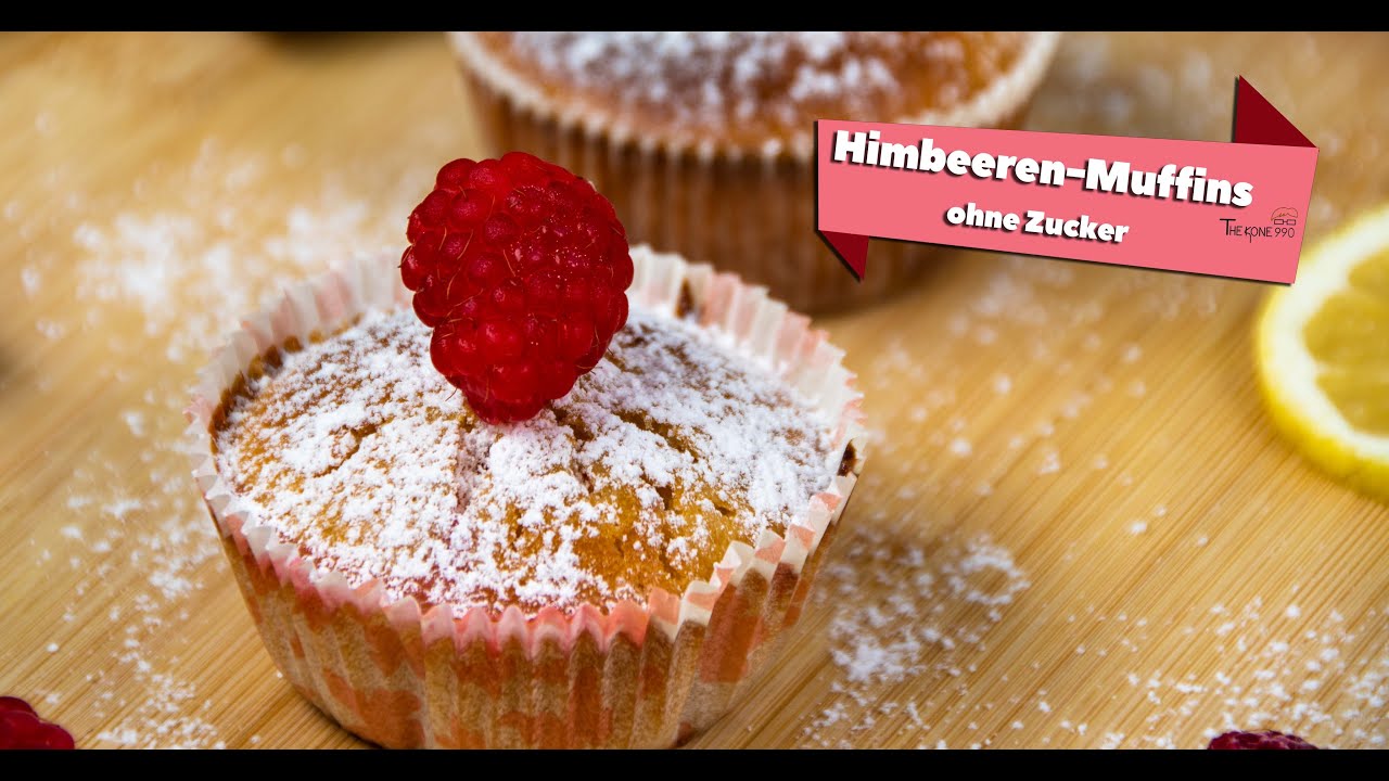 Unglaublich lecker Himbeeren - Muffins ohne Zucker und Butter &ndash; Gesunde Alternative!