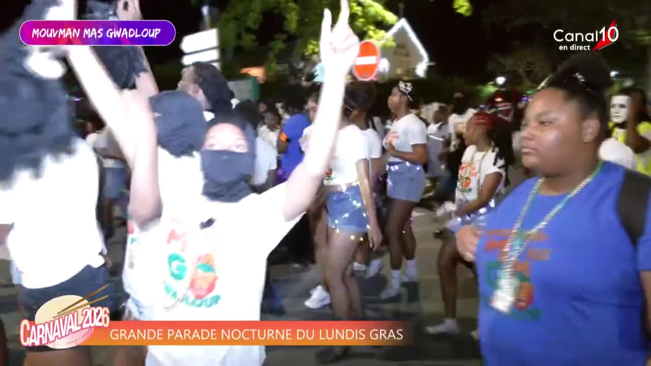 CARNAVAL 2026 À SAINT-FRANÇOIS / LA GRANDE PARADE NOCTURNE DU LUNDIS GRAS du 16 Février 2026