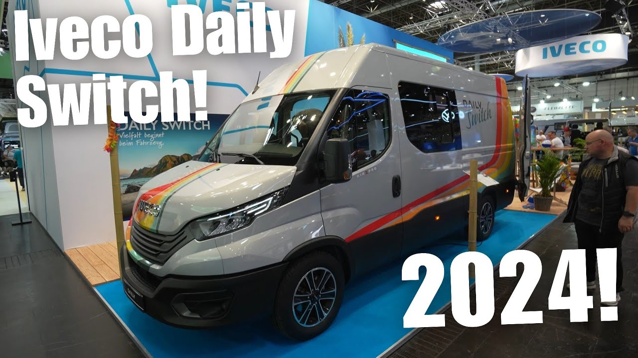 💥 WOHNMOBIL 2024 IVECO DAILY SWITCH jetzt direkt ab Werk verfügbar! Modular! Billig! Küche! Dusche!