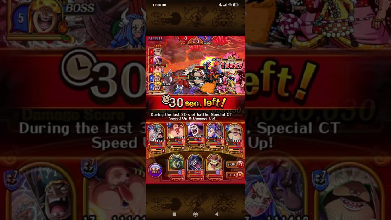 One piece treasure cruise Assault Rumble team vs Big mom (1.7 mil)
