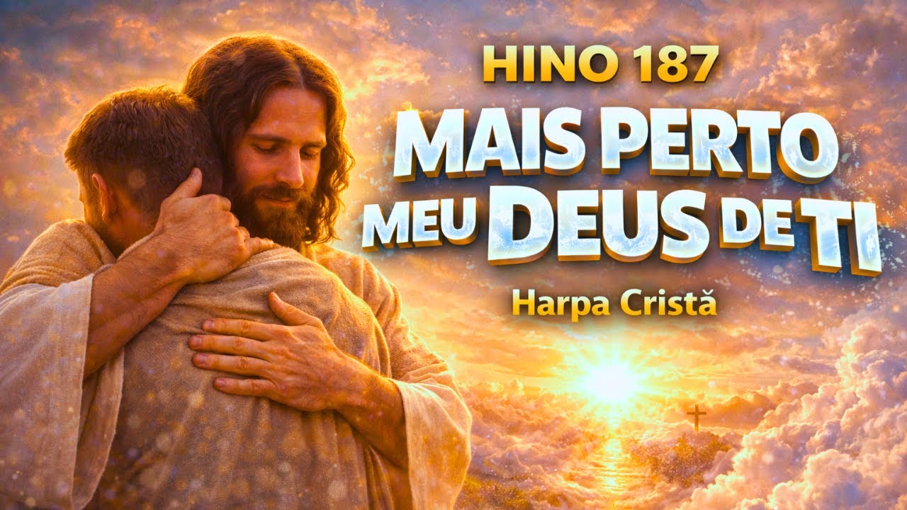 Hino 187 - Mais Perto Meu Deus de Ti! - Harpa Cristã - Louvor Tradicional - Hino Antigo da Harpa