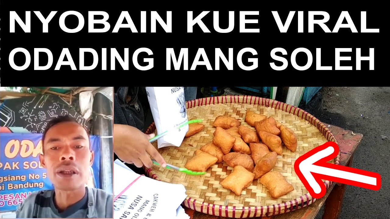 NYOBAIN KUE VIRAL ODADING MANG OLEH LANGSUNG DARI BANDUNG