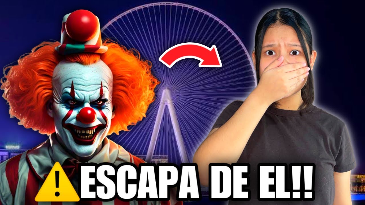 ESTE PAYASO MALVADO ME QUIERE ATRAPAR!!🤡 ESCAPA DE EL EN ROBLOX| Regina MH