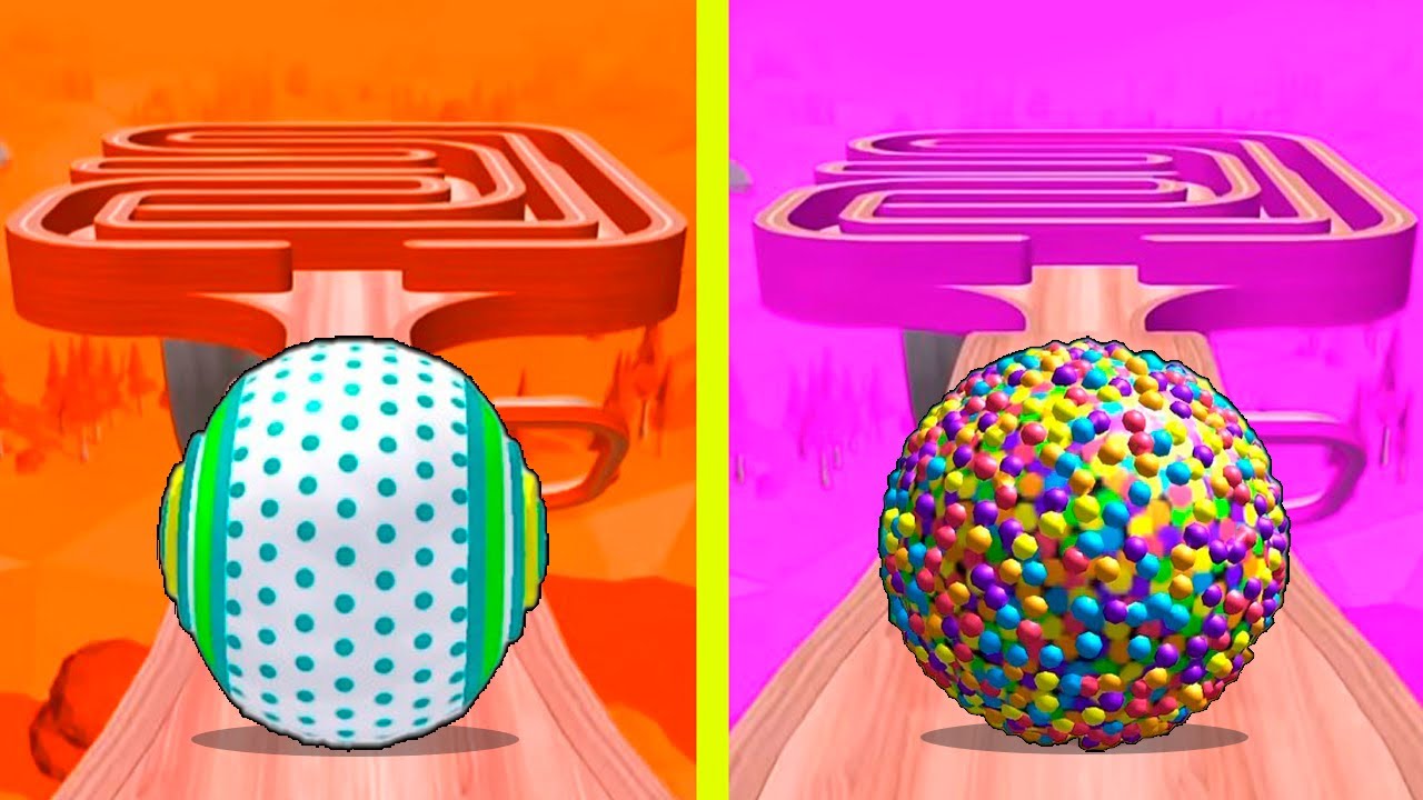 Action Ball vs Going Ball – Dot Balls Reverse! Race 1114