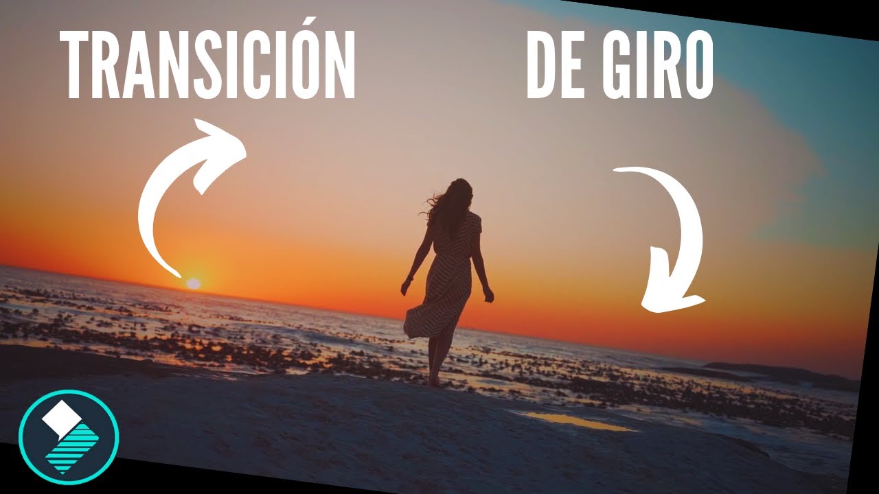 Como Hacer Transición De GIRO | FILMORA X