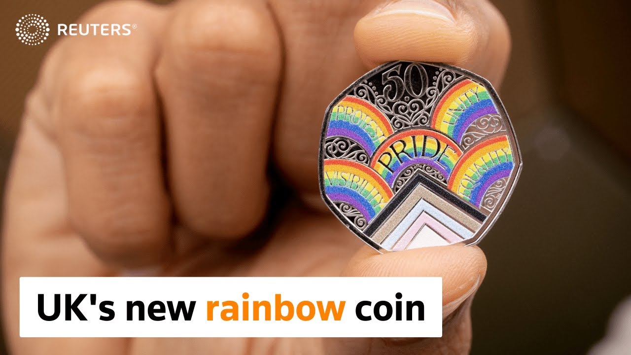 UK reveals rainbow coin to mark 50 years of Pride