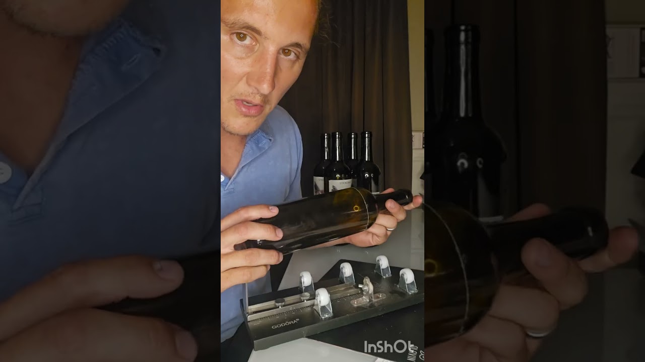 Cutting Wine Bottles into Candles