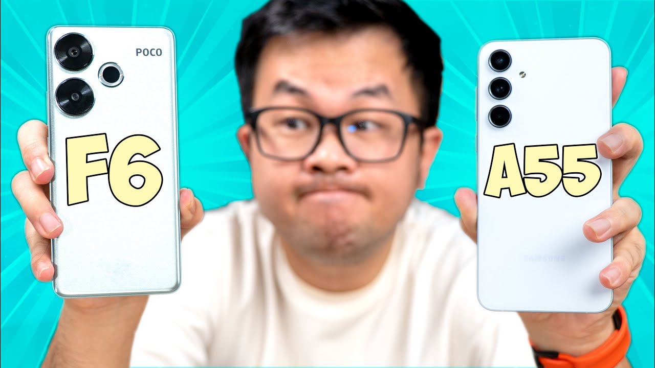 Udah KETEBAK Juaranya.. POCO F6 vs Samsung A55
