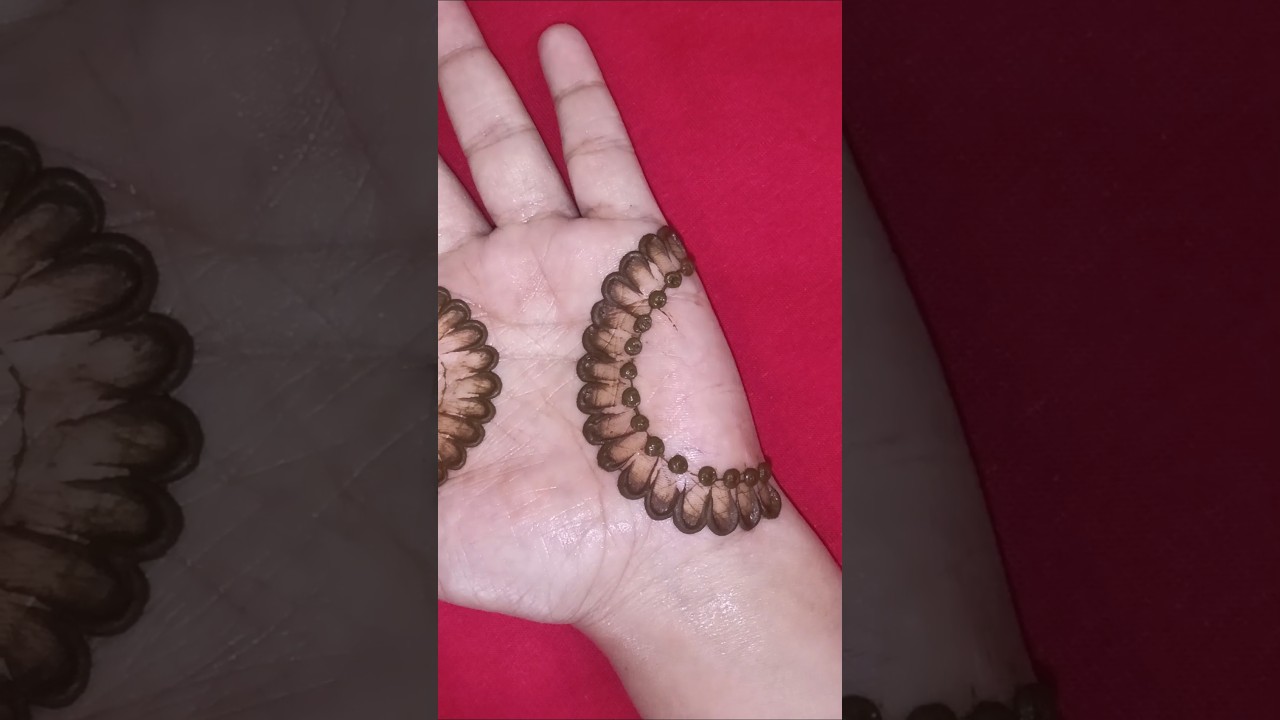 Simple nd Beautiful mehndi design for palm। Front hand henna/mehndi 🌿✨#shortsviral  #mehndi #mehndi