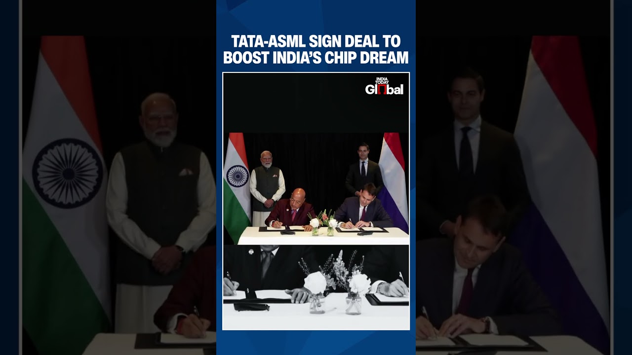 Tata Electronics And ASML Partner To Power India&rsquo;s First Advanced Semiconductor Fab | #modi