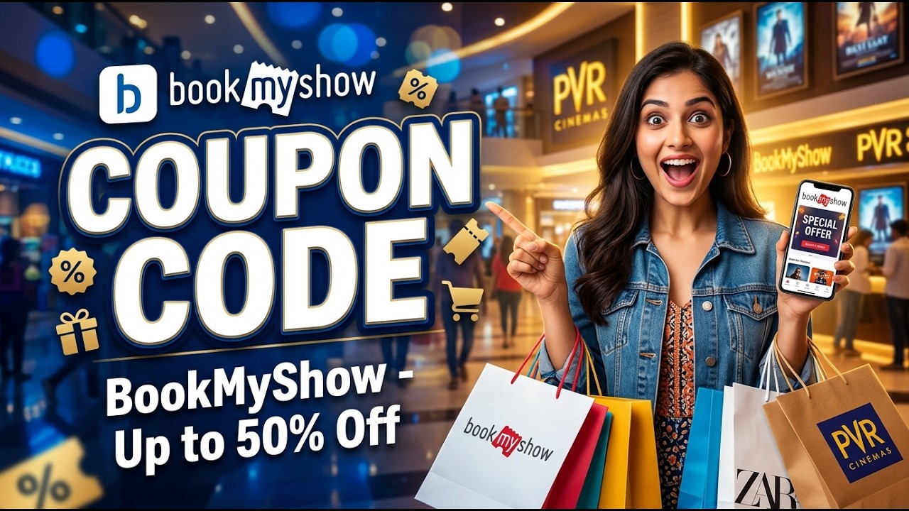 Best BookMyShow Coupon Code 2026 ✅ Get Exclusive BookMyShow Deals