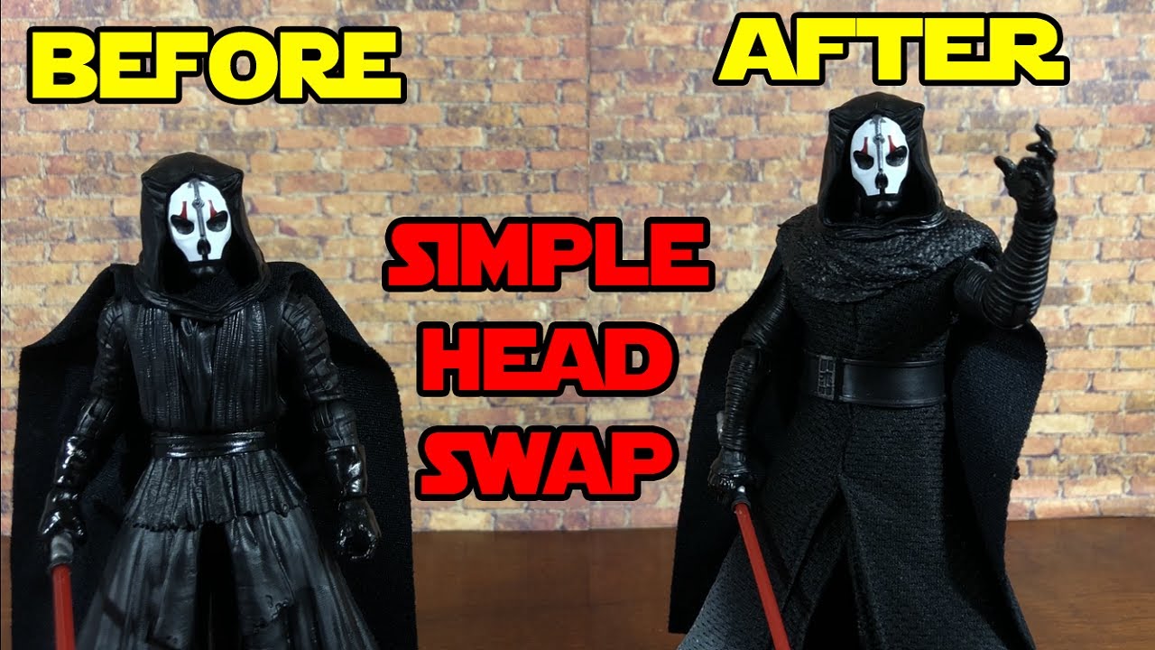 EASY Darth Nihilus HEAD SWAP! Everyone should do this... Star Wars Black Series Action Figure