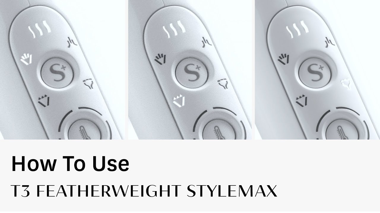 How To Use The T3 Featherweight StyleMax Dryer