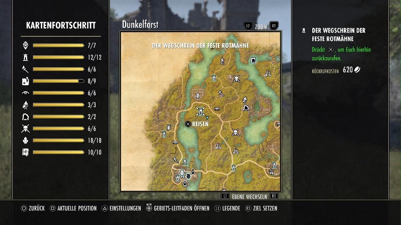 The Elder Scrolls Online: CE Schatzkarte Dunkelforst 3