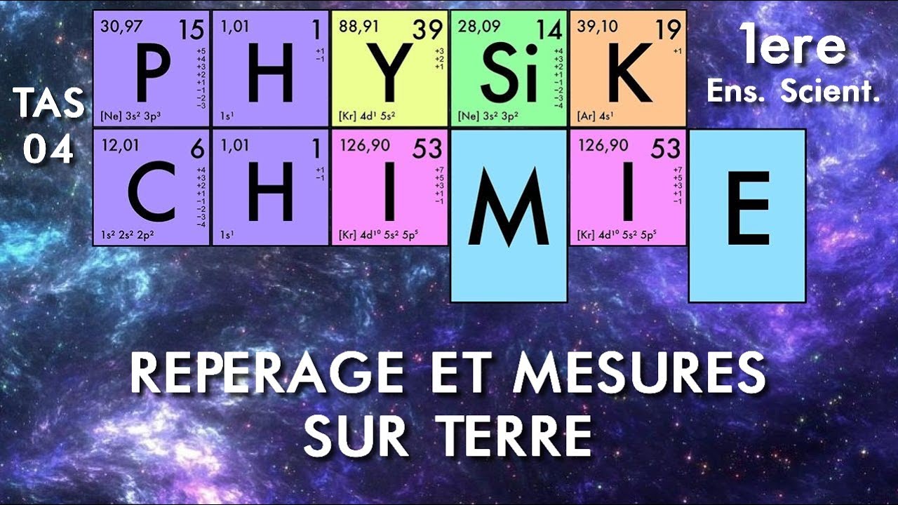 Physique-chimie - Première - TAS01-04 Repérage et mesures sur Terre