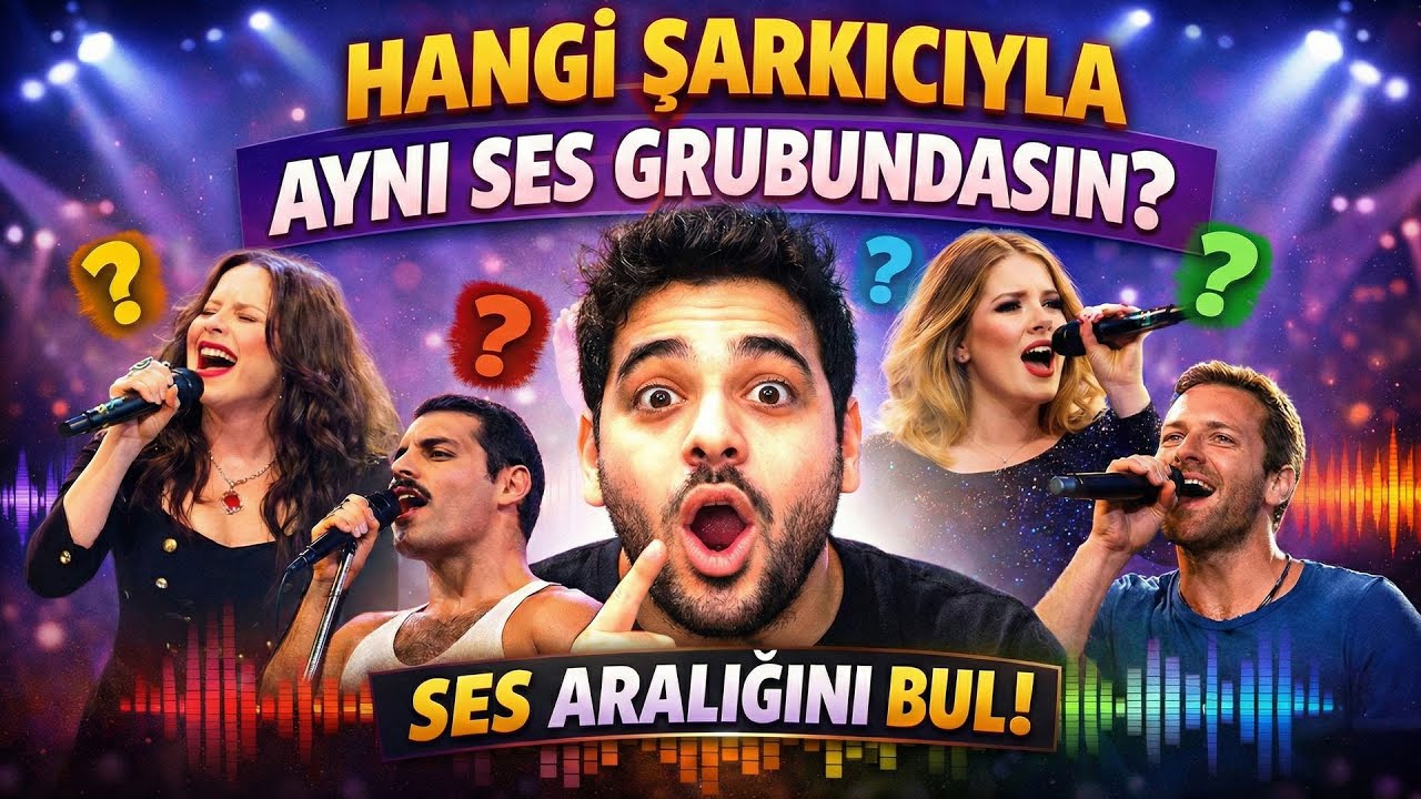 Hangi Şarkıcıyla Aynı Ses Grubundasın? Ses Aralığını Bul!