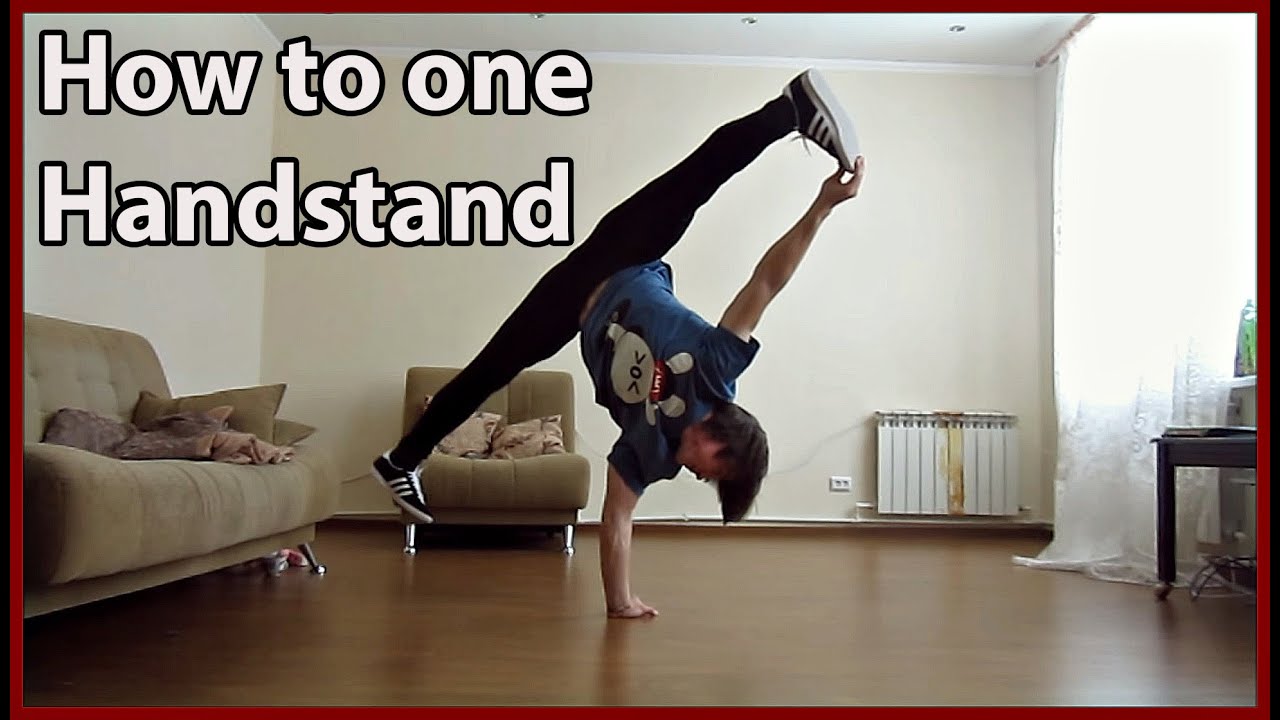 How to  one hand  handstand  / как научиться стоять на одной руке