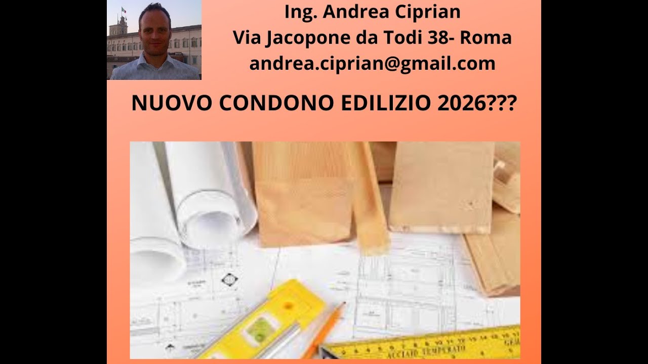 E' Veramente in Arrivo un Nuovo Condono Edilizio Nel 2026???