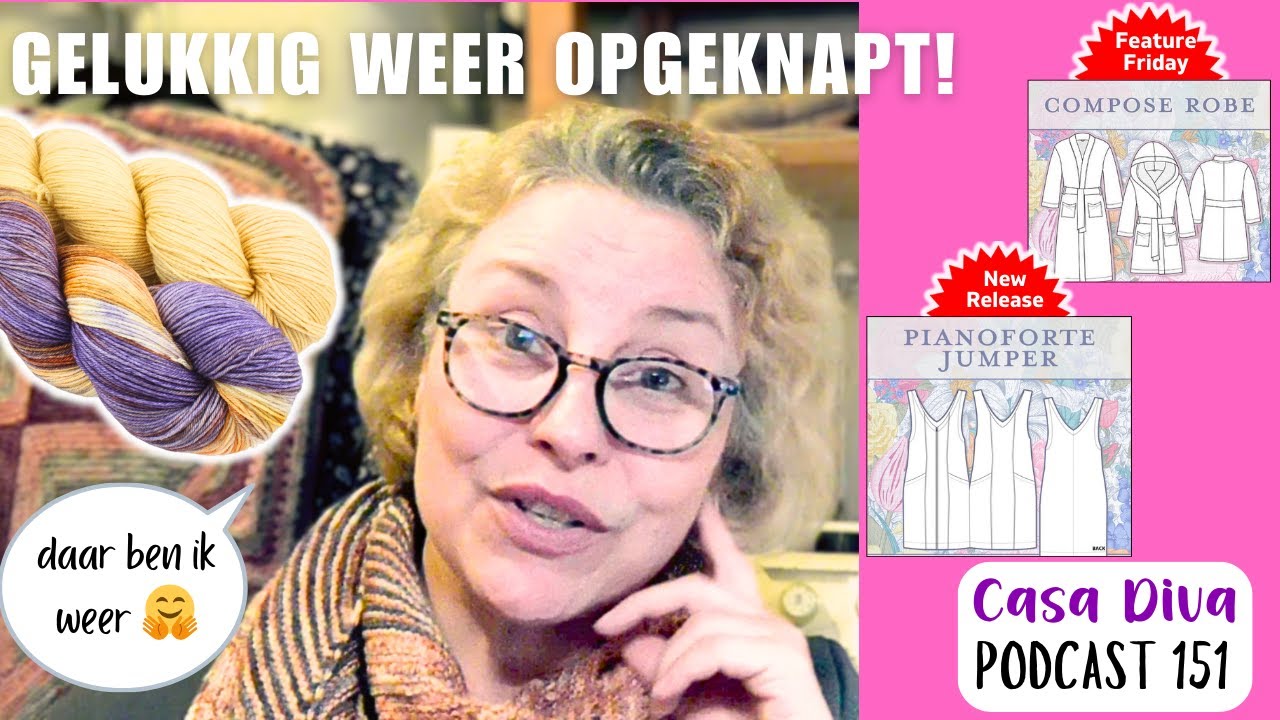 Casa Diva Podcast (151) - Me beter voelen betekent weer praatjes hebben! ✂️🧶