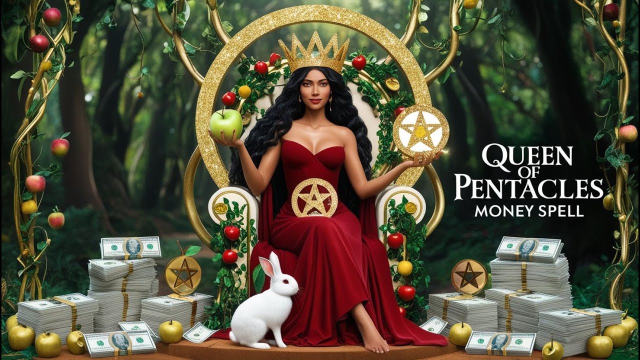 Queen Of Pentacles Money Spell! For Instant Results!