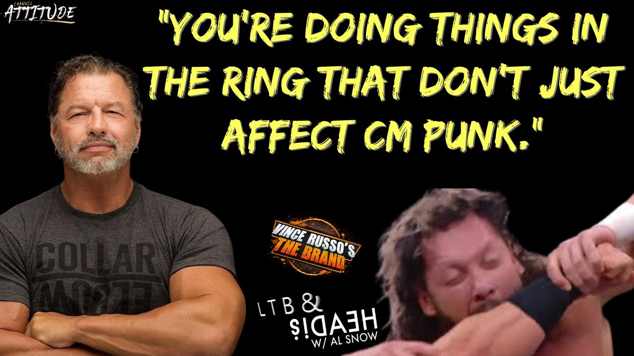 Эл Сноу на The Elite троллит CM Punk во время матча AEW Dynamite