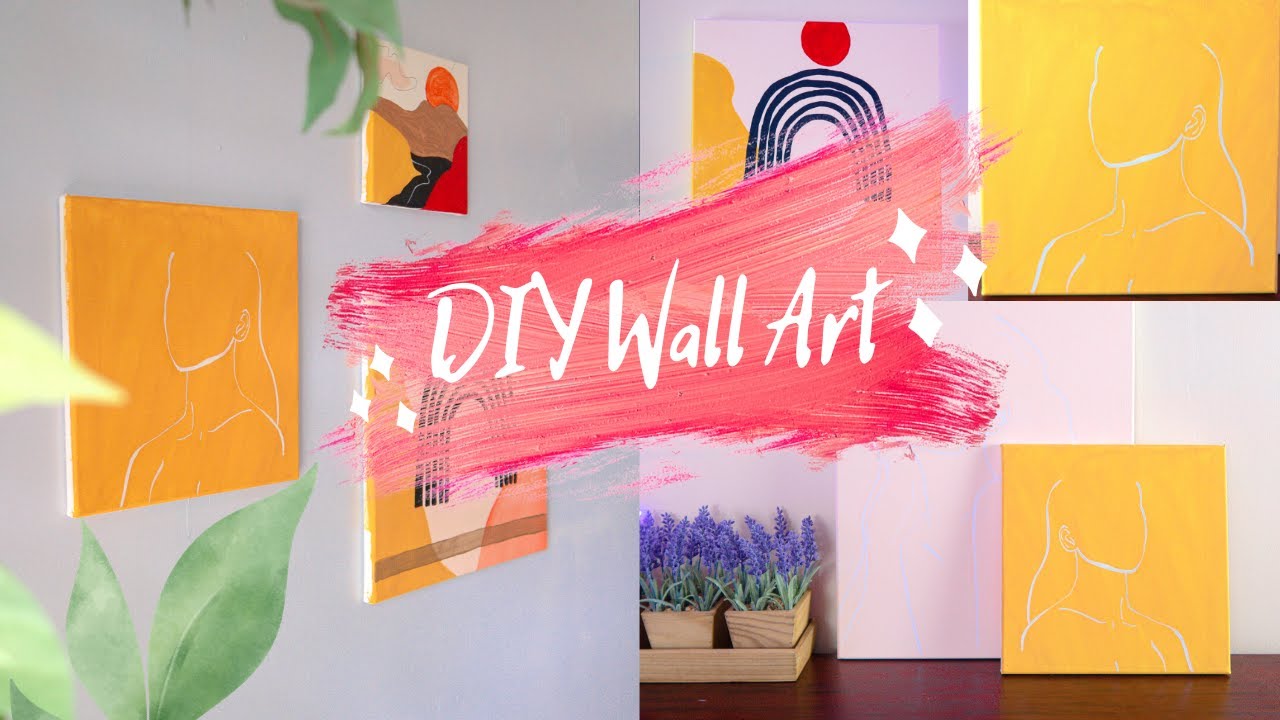 DIY Wall Art in under 10 min | DIY Wall Decor