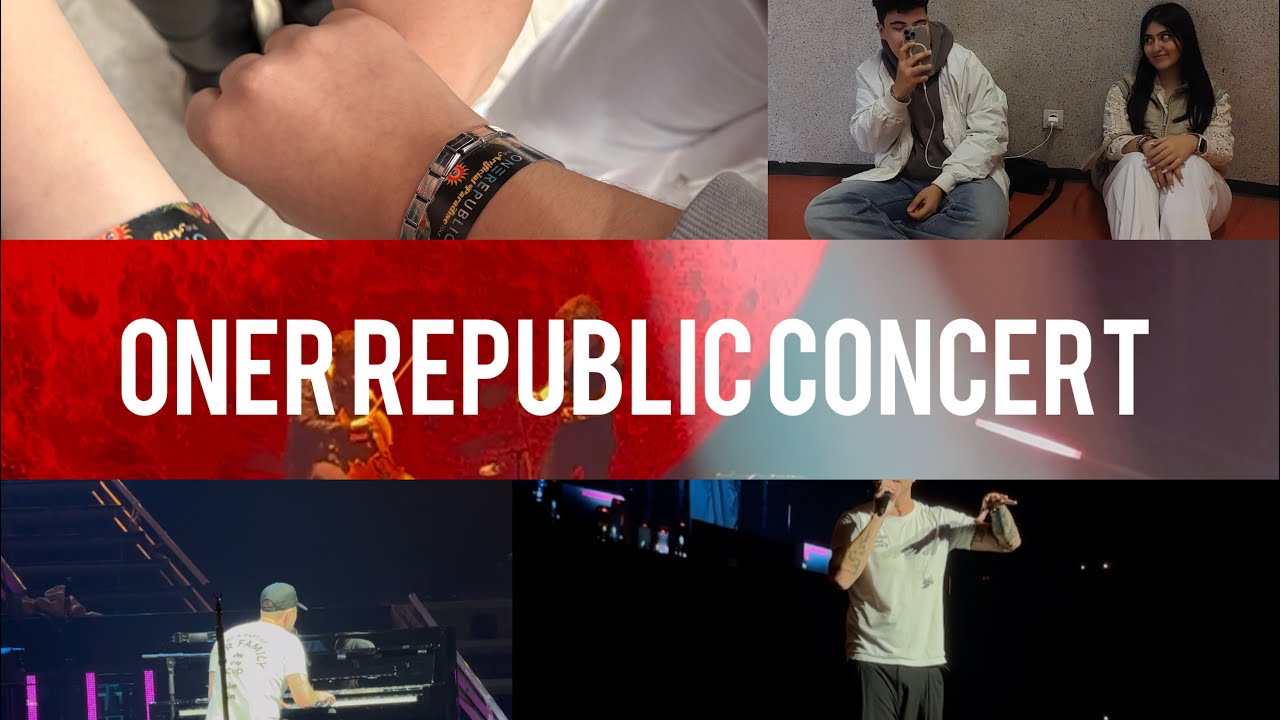 OneRepublic concert vlog, meeting with friends, concert day