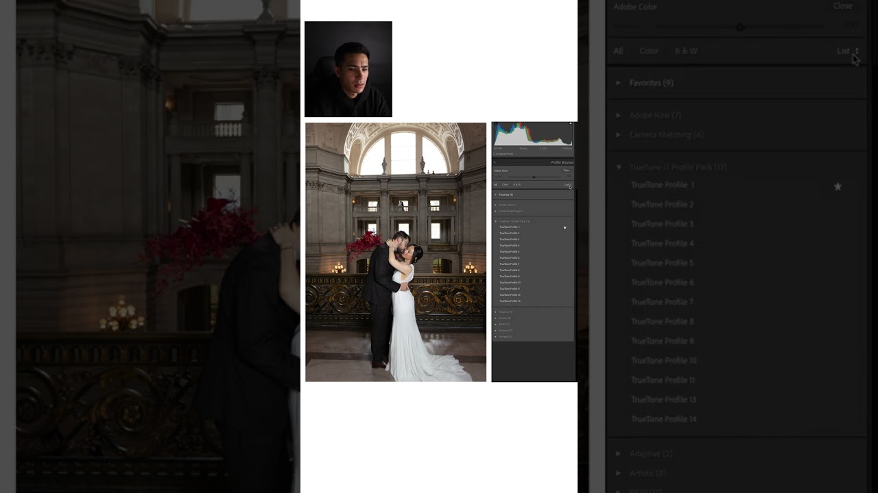 Editing a City Hall Wedding Photo Like a Pro!