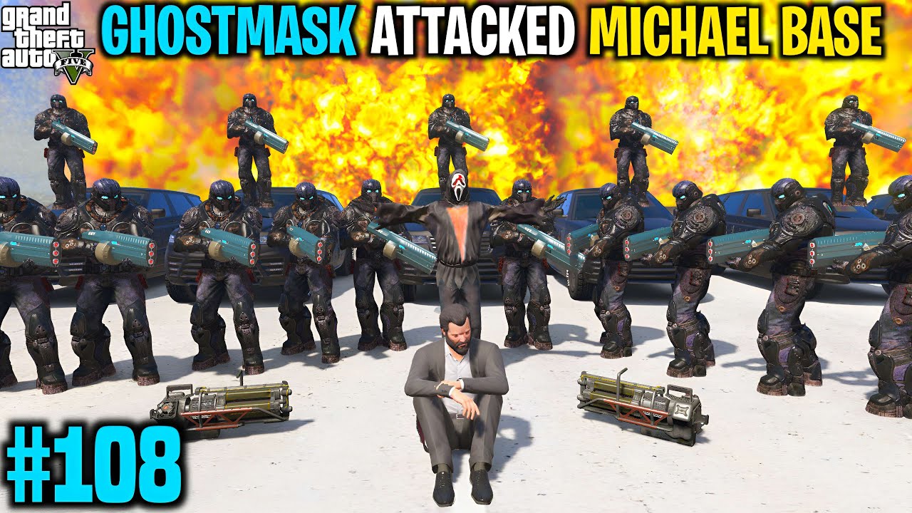 COMMANDOS DANGEROUS ATTACK ON MICHAEL MANSION | GTA V GAMEPLAY #108