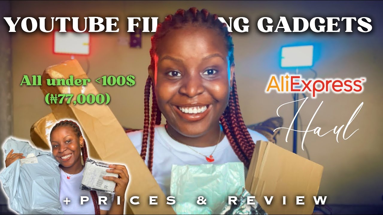 HUGE AliExpress Filming Gadgets Haul Under $100 | Unboxing, Prices & Honest Review