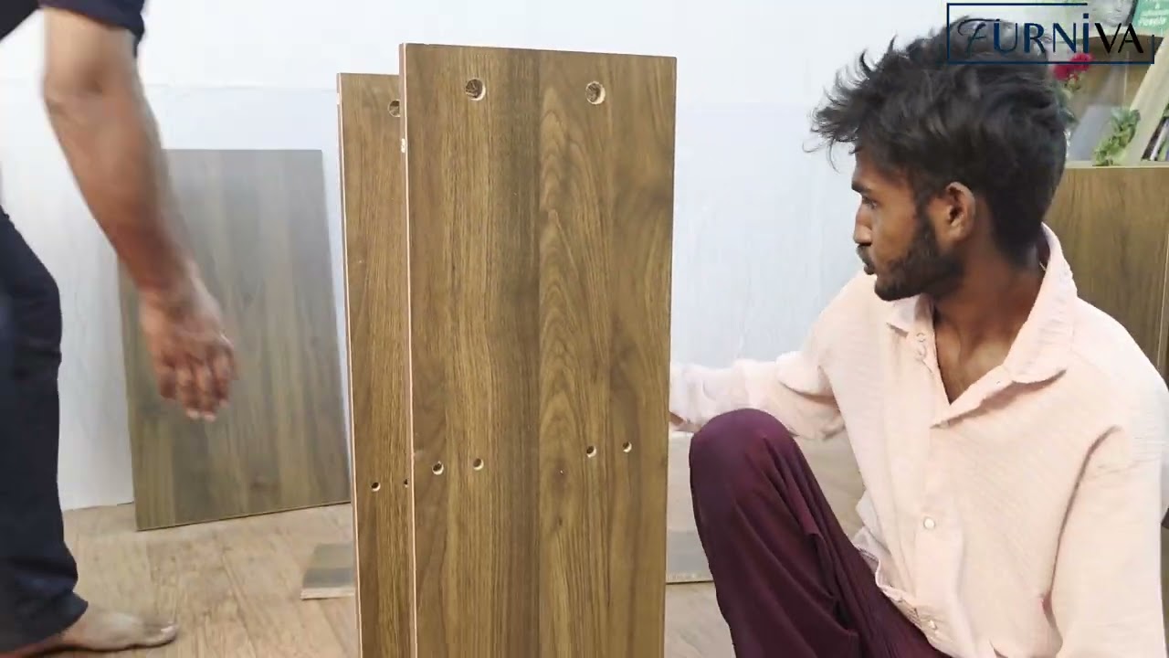 Furniva Dune Study Desk DIY Installation | Vertical Scandinavian Style Study Desk with Storage