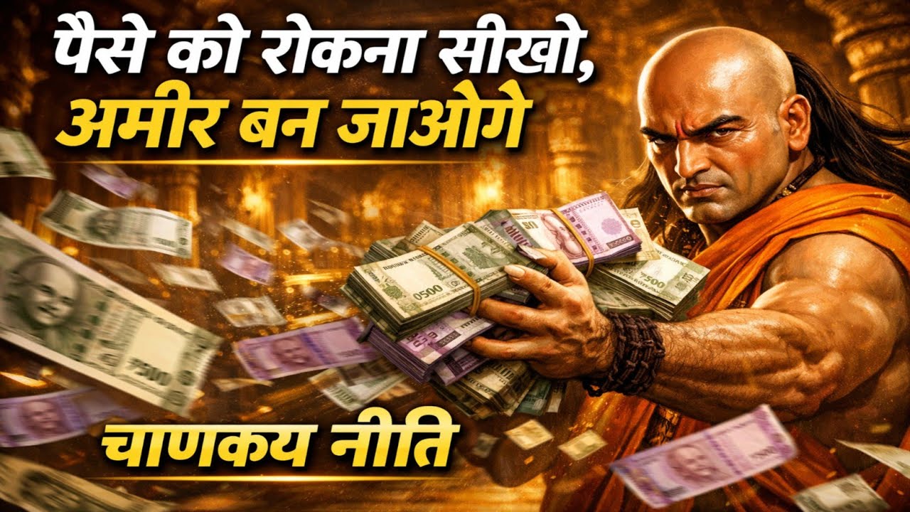 पैसे को रोकना सीखो - अगर आज इनकम रुक जाए तो क्या होगा? | Chanakya Niti on Money & Survival 2026