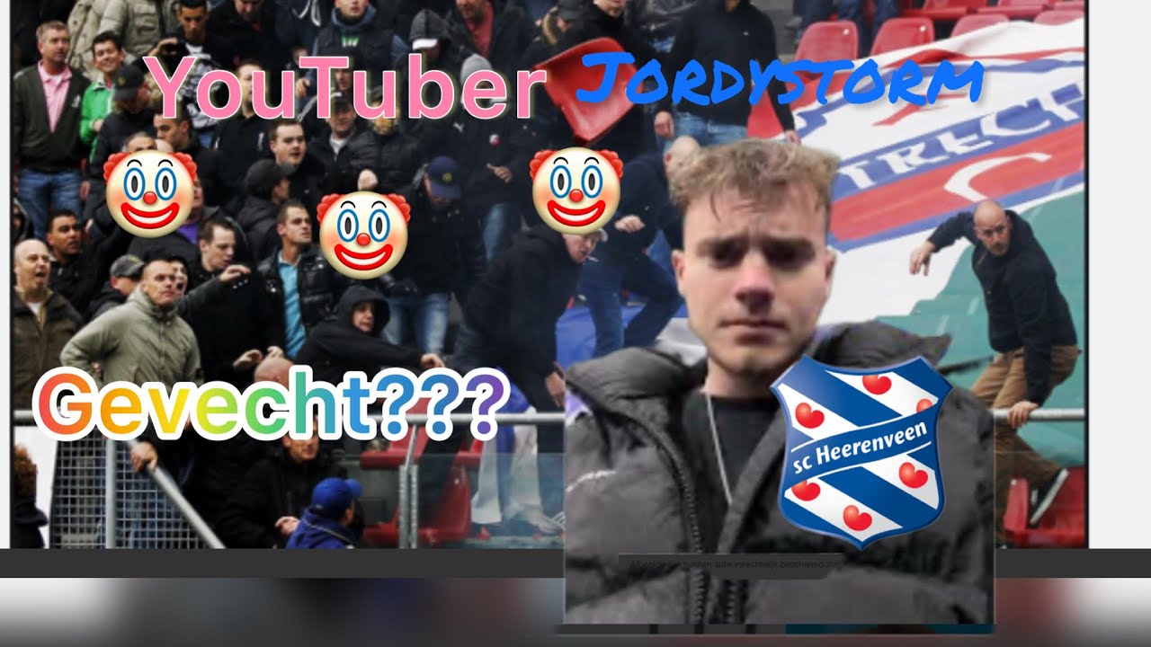 Jordystorm nare ervaring met Utrechthooligans! #jordystorm #voetbal #utrecht  #heerenveen #hooligans