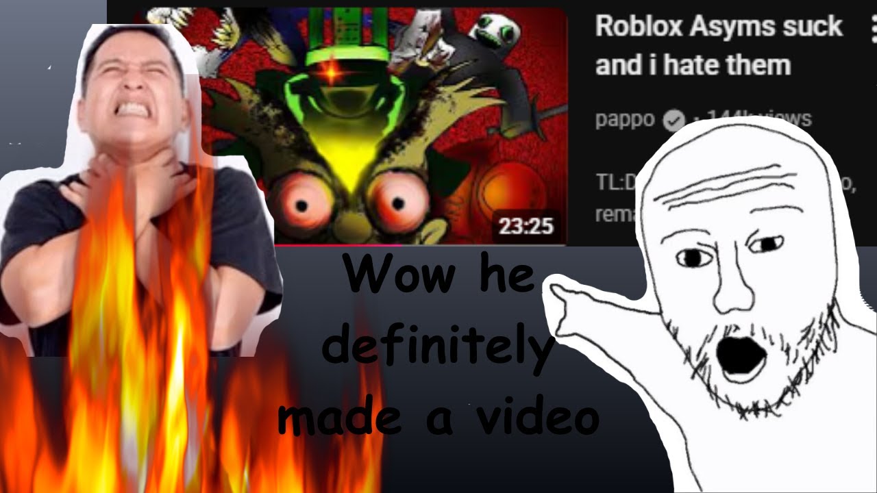 a review of reviews: my take on pappo's roblox asym video