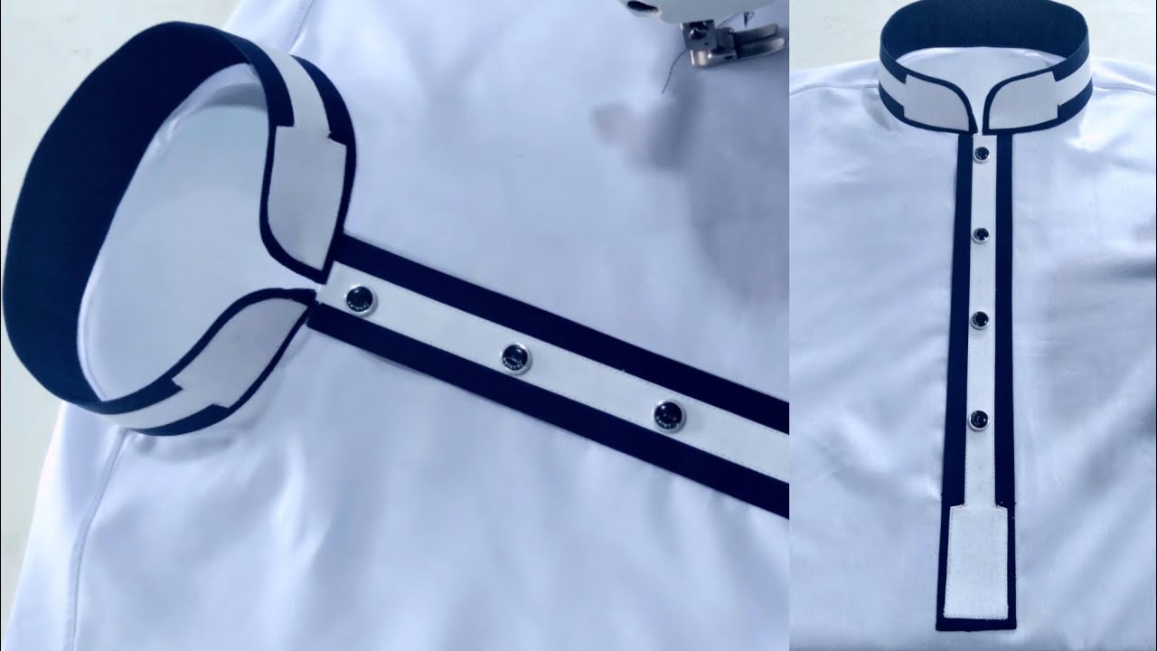panjabi design. অসাধারণ একটি পাঞ্জাবির কলার প্লেট ডিজাইন