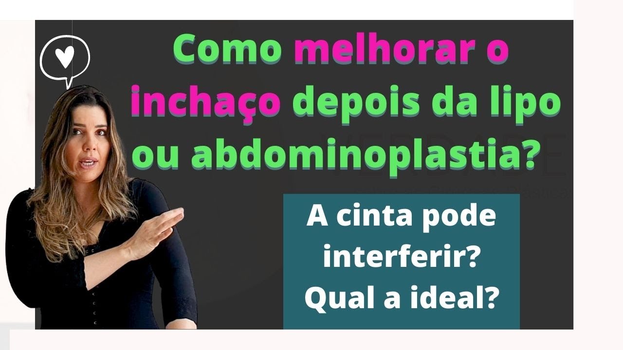 Pós-Lipoescultura: Como diminuir o inchaço? Qual a melhor cinta para o inchaço?
