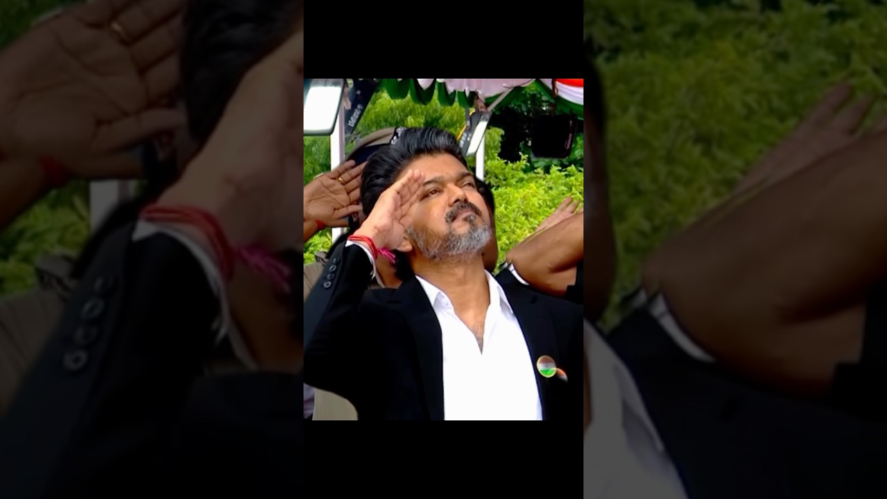 80th Independence Day Flag Hoisting Ceremony by CM Thalapathy❤️🔥#Thalapathy #ThalapathyVijay #TVK...