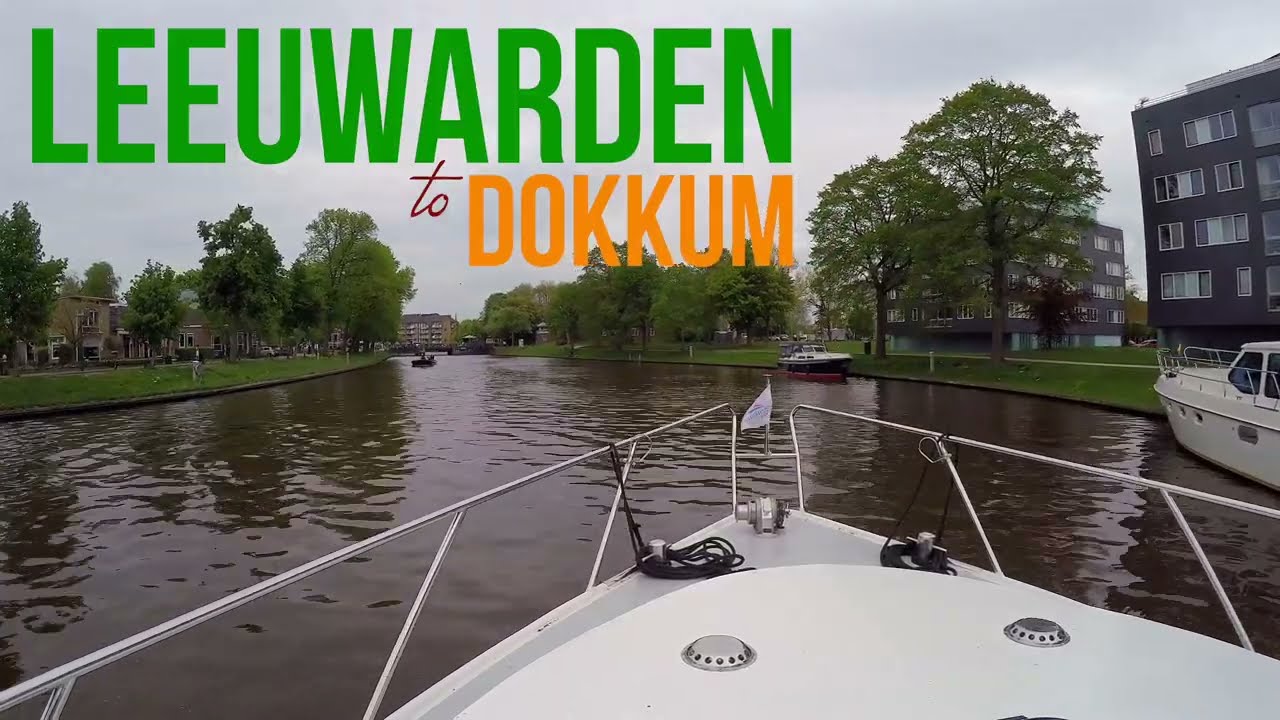 Leeuwarden to Dokkum via Burdaard 2022 - Real Time - SlowBeatz - Holland by Boat