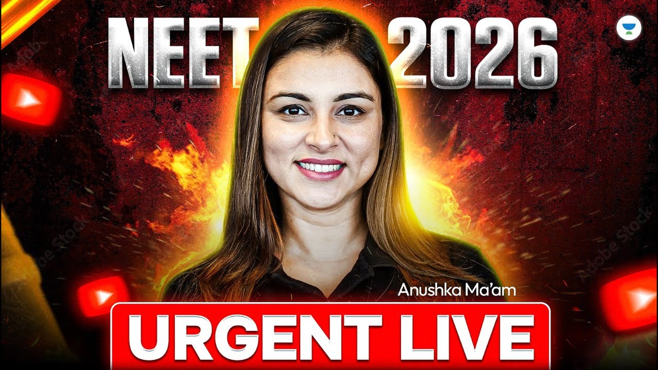Urgent Live by Anushka Mam | NEET 2026 | Unacademy Platform Update