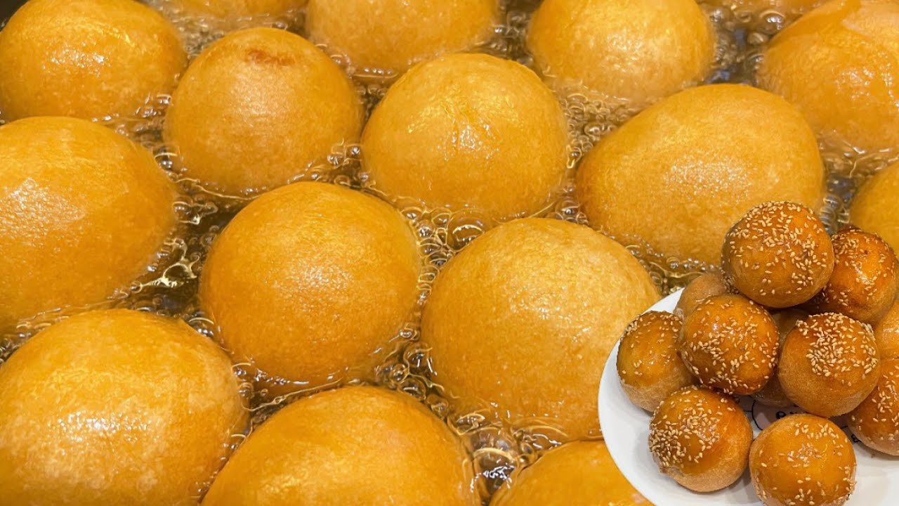 Cách làm bánh cam bánh Rán không bị nổ,giòn ngon không bị cứng 