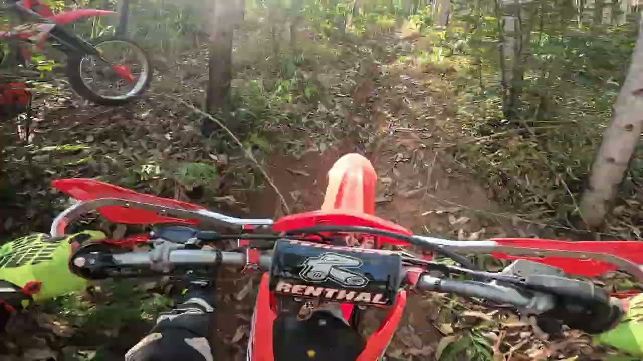 Trilha com a #crf250f 