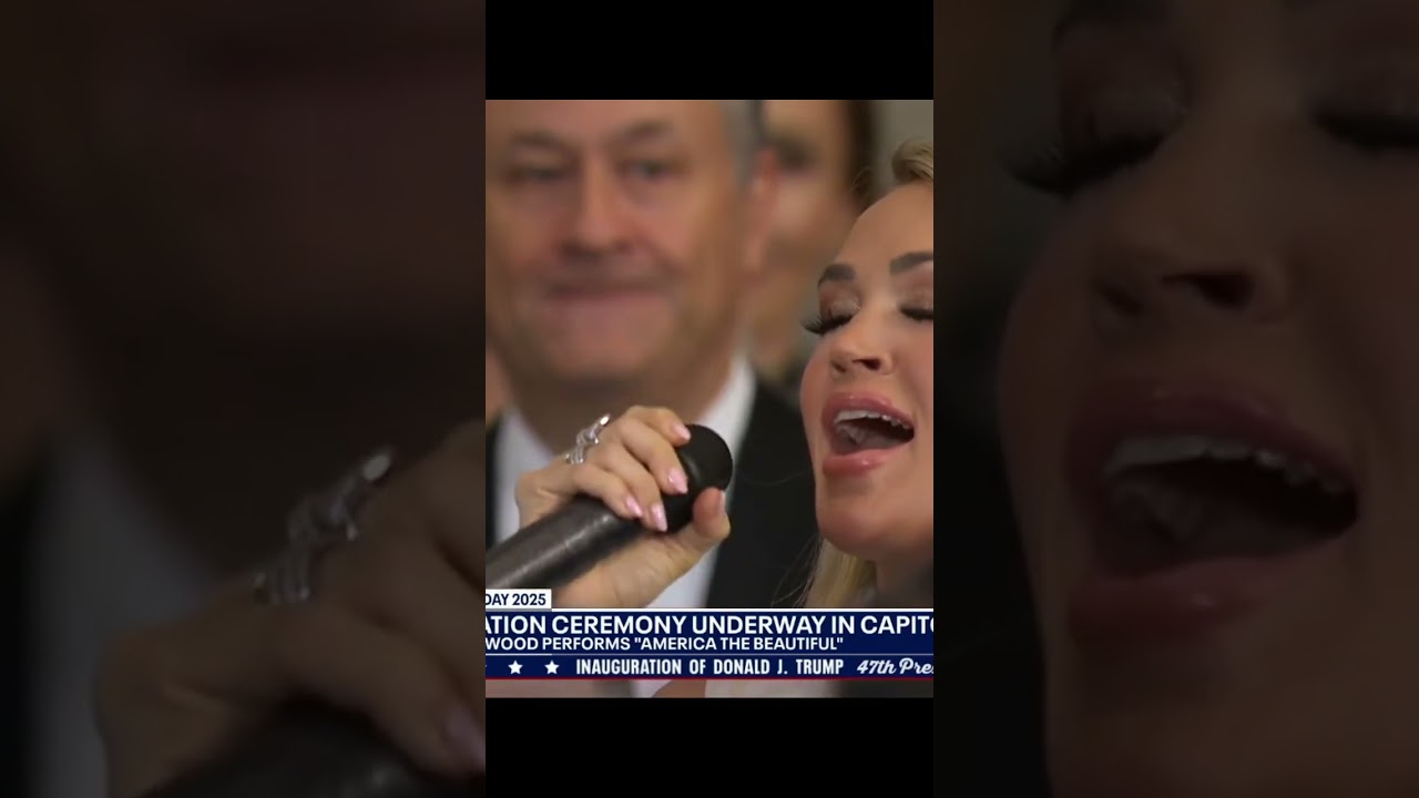 WATCH: Carrie Underwood sing 'America the Beautiful' at Trump Inauguration